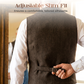 ✨ Nadčasové krejčovství | Pánská slim-fit vesta s výstřihem do V pro business