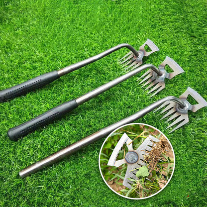 🌿 Gyomirtó kézi gereblye – Tiszta kert, könnyű munka ⛏️