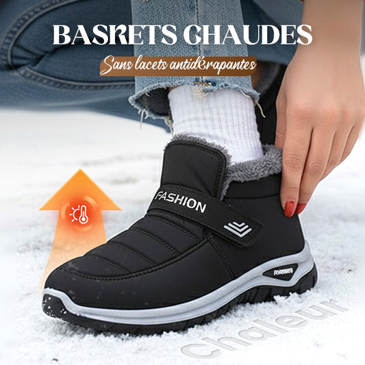 Zimní slip-on tenisky bez tkaniček