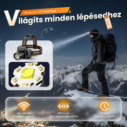 🔦 Rendkívül professzionális fejlámpa – nagy fényerővel és rendkívül hosszú üzemidővel, ideális választás kalandokhoz és munkához ✨🏕️