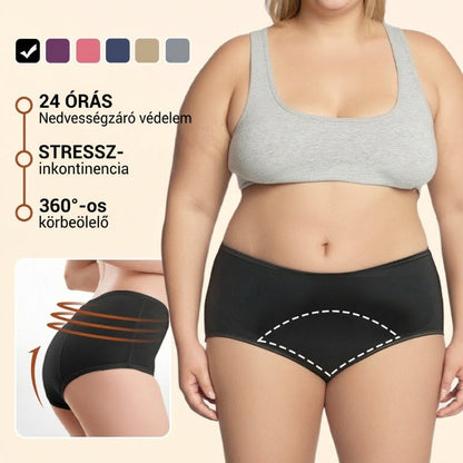 ✨ Kényelmes magasderekú védőalsó menstruációs napokra teljes szivárgásvédelemmel