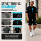 Lorrvek Dvoudílný letní set pro muže | Tričko + šortky | Prodyšné + pohodlné | S–4XL | Léto a volnočas