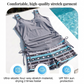 Lorrvek Dámský tankini set s kontrolou břicha | Vestavěná podprsenka + boho kraťasy | S–3XL (UK8–20) | Pláž a léto