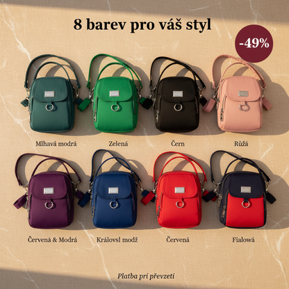 bulgaranest Moderni velkokapacitni kabelka pres rameno | Vicevrstvy design | 8 barev