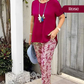 bulgaranest Dvoudilny set pro zeny | Halenka + Tie-dye kalhoty | S-3XL | 5 barev