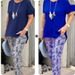 bulgaranest Dvoudilny set pro zeny | Halenka + Tie-dye kalhoty | S-3XL | 5 barev