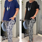 bulgaranest Dvoudilny set pro zeny | Halenka + Tie-dye kalhoty | S-3XL | 5 barev