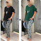 bulgaranest Dvoudilny set pro zeny | Halenka + Tie-dye kalhoty | S-3XL | 5 barev
