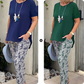 bulgaranest Dvoudilny set pro zeny | Halenka + Tie-dye kalhoty | S-3XL | 5 barev