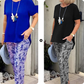bulgaranest Dvoudilny set pro zeny | Halenka + Tie-dye kalhoty | S-3XL | 5 barev