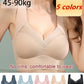 Dámská bezdrátová push-up podprsenka – plná podpora, hladká silueta – L–5XL – 🔥 1+1 ZDARMA