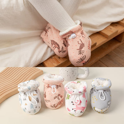 🔥 Kup jeden, drugi gratis❄️ Teplé plyšové bačkůrky pro miminka 👶💕