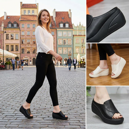 👡 Ferde Sarok Szandál – 5,5 cm Komfort Emelés | Elegáns & Nyári Stílus
