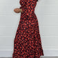 💃Nyári forró eladó 50% OFF🔥Szív Smocked Midi ruha