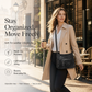 💐50% SLEVA! 🔥🎁Dámská měkká crossbody kabelka z PU – Mnoho kapes pro dokonalou organizaci 👜🔑【Limitovaná nabídka】
