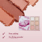 💄✨ 5 rétegű professzionális sminkpaletta – Szemhéjfesték, pirosító és highlighter egyben