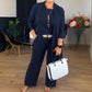 ⏳Časově omezená speciální nabídka⏰Elegantní třídílná sada včetně dlouhého kardiganu, topu a kalhot💞