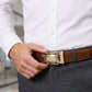 Pánský ráčnový pásek s automatickou přezkou – elegantní a odolný, pro formální i casual nošení