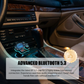 📱📻 Univerzális Kétportos Autós FM Bluetooth Átjátszó 🚗🔊