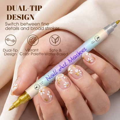 💅🎨Szettben kapható körömrajzoló tollak – Egyszerű DIY manikűr és pedikűr otthonra🛠️