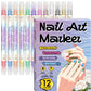 💅🎨Szettben kapható körömrajzoló tollak – Egyszerű DIY manikűr és pedikűr otthonra🛠️