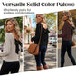 🎀 Elegantní detail na zádech | Dámský pletený svetr s výstřihem do V