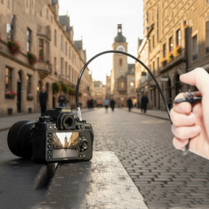 ⚡Mechanikus exponáló kábel bulb-lock funkcióval📸