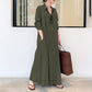👗 Elegantní Dlouhé Šaty s Dlouhým Rukávem | 11 Barev | Velikosti S–5XL