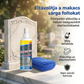🔥🧼 Sírkő helyreállító és tisztító spray – 🌿 pH-semleges formula, eltávolítja az algákat és zuzmókat, biztonságos gránit, márvány és mészkő esetén 👼💕