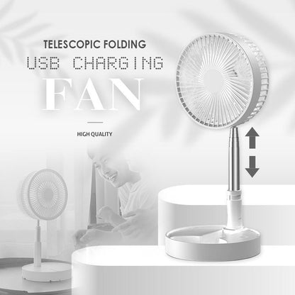 🌀 MOST 50% KEDVEZMÉNY! 🔋 Teleszkópos, összecsukható USB töltőventilátor – Állítható magasságú, csendes működésű és hordozható – tökéletes íróasztalra, utazáshoz vagy kültéri használatra 💨