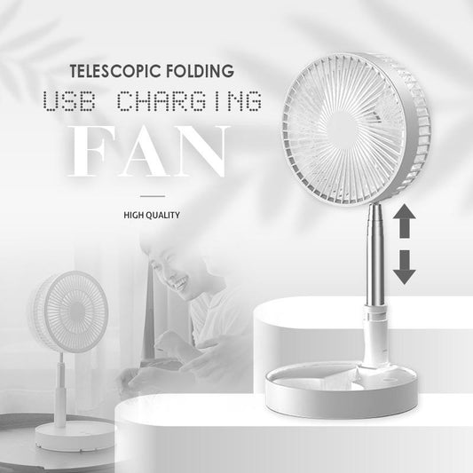 🌀 MOST 50% KEDVEZMÉNY! 🔋 Teleszkópos, összecsukható USB töltőventilátor – Állítható magasságú, csendes működésű és hordozható – tökéletes íróasztalra, utazáshoz vagy kültéri használatra 💨