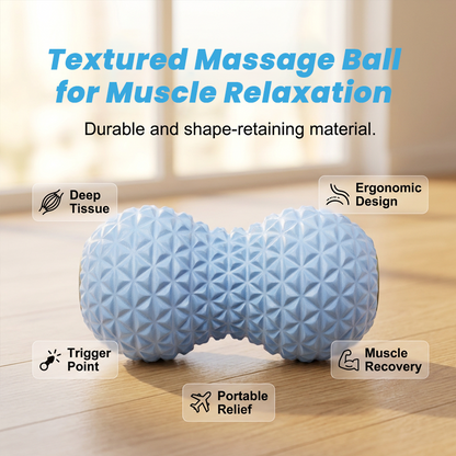 🏋️ Texturált masszázsgolyó az izmok ellazításához | Mélyszöveti, triggerpont-, myofasciális masszázs ✨