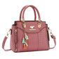 👜💖 Elegáns női kézitáska – Klasszikus felső fogantyúval és levehető vállpánttal ✨