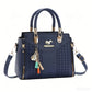 👜💖 Elegáns női kézitáska – Klasszikus felső fogantyúval és levehető vállpánttal ✨