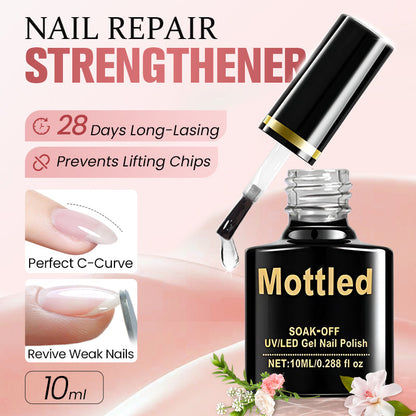 🌸💅Prémium körömerősítő alap- és fedőzselé – Hosszabb tartás, ragyogó fény