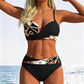 bulgaranest 🌺👙 Dvoudílné bikiny s potiskem | Push-up efekt + křížový design | S–2XL | 9 barev + 🎁 Náhrdelník zdarma