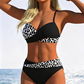 bulgaranest 🌺👙 Dvoudílné bikiny s potiskem | Push-up efekt + křížový design | S–2XL | 9 barev + 🎁 Náhrdelník zdarma