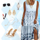 Dámské šaty bez rukávů v boho stylu