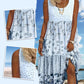 Dámské šaty bez rukávů v boho stylu