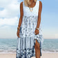 Dámské šaty bez rukávů v boho stylu
