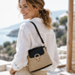 Dámská slaměná crossbody kabelka