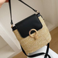 Dámská slaměná crossbody kabelka