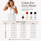 Women's Sleeveless V-Neck Pleated Dress with Pockets