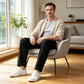 🎉 Výprodej 2026 — Přes 28 400 prodaných kusů!💞 Pánské slim-fit kalhoty s elastickým pasem – pohodlné 👖