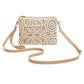 Květinová víceúčelová crossbody kabelka