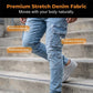 Slim Fit džínové cargo kalhoty