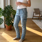Slim Fit džínové cargo kalhoty