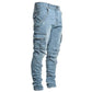 Slim Fit džínové cargo kalhoty