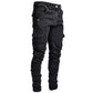 Slim Fit džínové cargo kalhoty