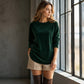 👚Sezónní styl - Uvolněný bavlněný top s kulatým výstřihem – Vzdušné pohodlí a snadné kombinování s džínami nebo legínami